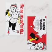 Carte De Visite nettoyage de ficelle (Devant / Derrière)