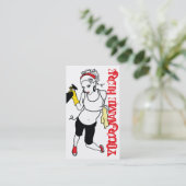 Carte De Visite nettoyage de ficelle (Debout devant)