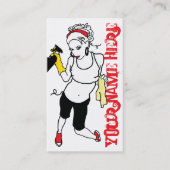 Carte De Visite nettoyage de ficelle (Devant)