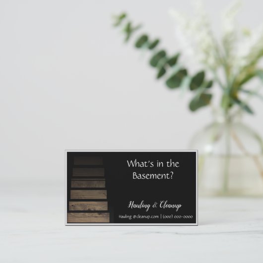 Carte De Visite Nettoyage de hauling (Debout devant)