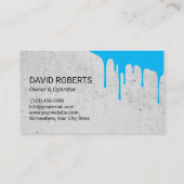 Carte De Visite Nettoyage de la lave-linge noire (Dos)