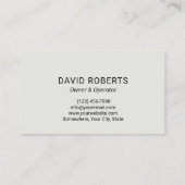 Carte De Visite Nettoyage de la lave-linge Patriotique (Dos)