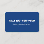 Carte De Visite Nettoyage de la maison (Dos)