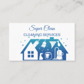 Carte De Visite Nettoyage de la maison de femme de ménage (Devant)