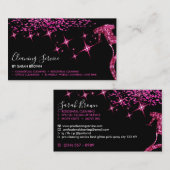 Carte De Visite Nettoyage de la maison de femme de ménage (Devant / Derrière)