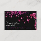 Carte De Visite Nettoyage de la maison de femme de ménage (Devant)