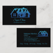 Carte De Visite Nettoyage de la maison de femme de ménage (Devant / Derrière)