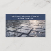 Carte De Visite Nettoyage de la maison de lavage à pression Modern (Devant)