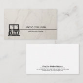 Carte De Visite Nettoyage de la maison de lave-fenêtre (Devant / Derrière)