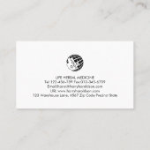 Carte De Visite Nettoyage de la maison de lave-fenêtre (Dos)