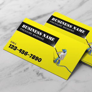 Carte De Visite Nettoyage de la maison de laveuse mini-puissance à