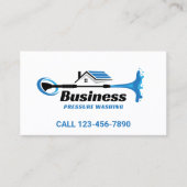 Carte De Visite Nettoyage de la maison Lave-linge à pression (Devant)