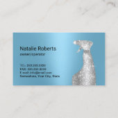 Carte De Visite Nettoyage de la maison Magical Maid Service Blue M (Dos)