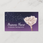 Carte De Visite Nettoyage de la maison Maid Plumes Duster Profond  (Devant)