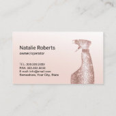 Carte De Visite Nettoyage de la maison Service de femme de ménage (Dos)