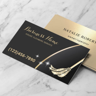 Carte De Visite Nettoyage de la maison Service de ménage moderne N