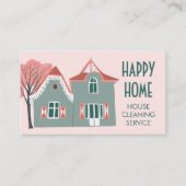 Carte De Visite Nettoyage de la maison Services à la maison Charme (Devant)