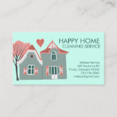 Carte De Visite Nettoyage de la maison Services à la maison Charme (Devant)