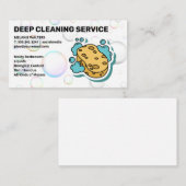 Carte De Visite Nettoyage de la maison | Services domestiques (Devant / Derrière)