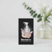 Carte De Visite Nettoyage de la maison Spray moderne Bouteille & F (Debout devant)