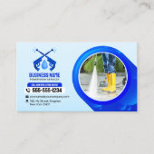 Carte De Visite Nettoyage de la pression de la maison de lavage (Devant)