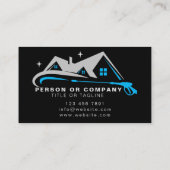 Carte De Visite Nettoyage de la pression de la maison de laveuse d (Dos)