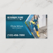 Carte De Visite Nettoyage de la pression de l'alimentation Lavage  (Devant)