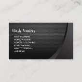 Carte De Visite Nettoyage de la pression de lavage de l'alimentati (Dos)