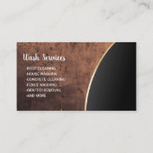 Carte De Visite Nettoyage de la pression du lave-linge (Dos)