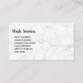 Carte De Visite Nettoyage de la pression Laver l'alimentation Nett (Dos)