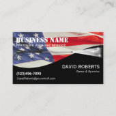 Carte De Visite Nettoyage de la pression Patriotique (Devant)