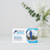 Carte De Visite Nettoyage de l'alimentation de lavage à pression b (Debout devant)
