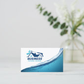 Carte De Visite Nettoyage de l'alimentation de lavage de la maison (Debout devant)