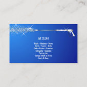 Carte De Visite Nettoyage de l'alimentation de lavage sous pressio (Dos)