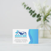 Carte De Visite Nettoyage de l'alimentation par lavage à pression (Debout devant)