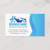 Carte De Visite Nettoyage de l'alimentation par lavage à pression (Devant)