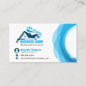 Carte De Visite Nettoyage de l'alimentation par lavage de pression (Devant)