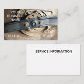 Carte De Visite Nettoyage de lame de la machine (Devant / Derrière)