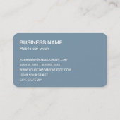 Carte De Visite Nettoyage de lave-linge de voiture mobile (Dos)