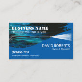 Carte De Visite Nettoyage de lave-pression professionnel (Devant)