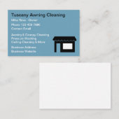 Carte De Visite Nettoyage De L'Awning Et Lavage De Pression (Devant / Derrière)