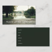 Carte De Visite Nettoyage de l'eau de pluie (Devant / Derrière)