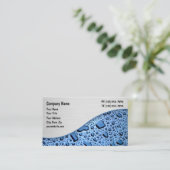 Carte De Visite Nettoyage de l'eau gouttes Design (Debout devant)