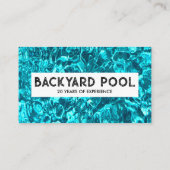 Carte De Visite Nettoyage de l'entrepreneur en construction de pis (Dos)