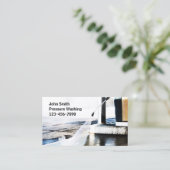 Carte De Visite Nettoyage de pression Connectez-vous avec votre cl (Debout devant)