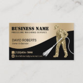 Carte De Visite Nettoyage de pression de laveuse 3D moderne (Devant)