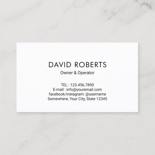 Carte De Visite Nettoyage de pression Moderne Bleu Rayures Nettoya (Dos)