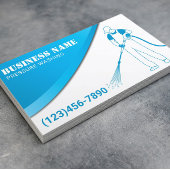 Carte De Visite Nettoyage de pression moderne Blue Power