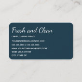 Carte De Visite Nettoyage de tapis (Dos)