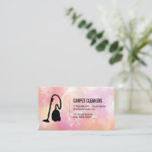 Carte De Visite Nettoyage de tapis | Bulles de savon (Debout devant)